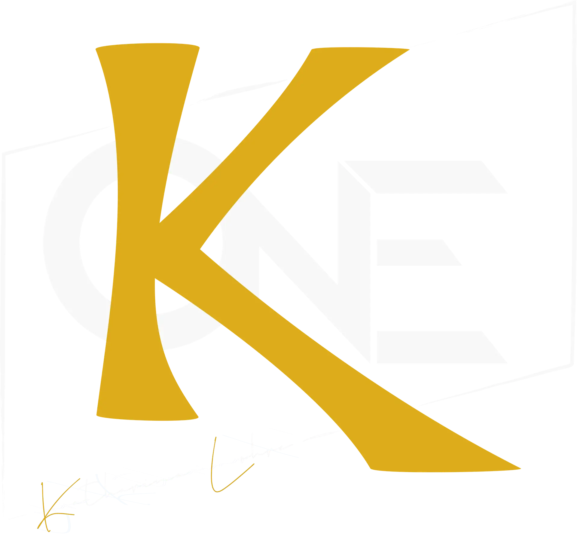 K.one Coaching Brand für dunklen Hintergrund